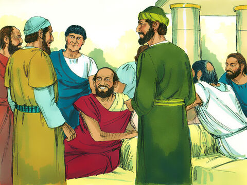 Niektórzy Żydzi zostali przekonani i przyłączyli się do Pawła i Sylasa. Uczyniło to również wielu pogan, którzy bali się Boga, oraz spora grupa wpływowych kobiet. – Slajd 4