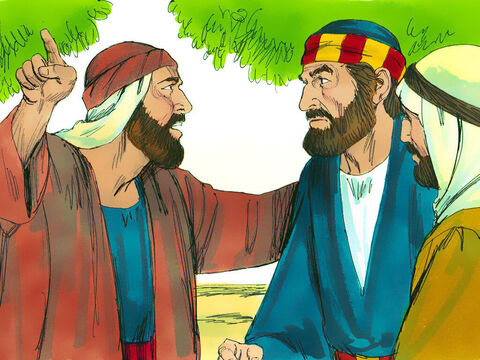 Tamtejsi wierzący dowiedzieli się, że Piotr jest w Liddzie i wysłali szybko dwóch ludzi, aby go znaleźli i poprosili: „Przybądź do nas jak najszybciej”. – Slajd 6