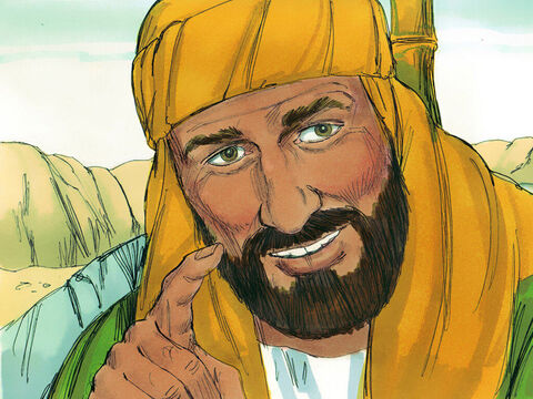 „Izajasz mówi o Jezusie” – wyjaśnił Filip, a potem opowiedział o tym, jak Pan Jezus umarł i zmartwychwstał, aby każdemu mogły być odpuszczone grzechy. – Slajd 8
