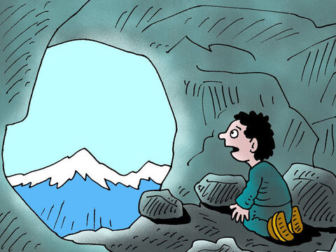 Jeśli ukryją się wśród skał na szczycie góry Karmel, odszukam ich i pojmę. – Slajd 8