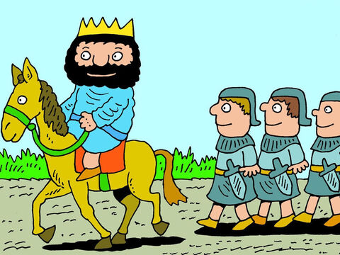 Król Izraela wiedział, że Bóg pozwala Elizeuszowi usłyszeć plany wroga i uniknął wszystkich planowanych zasadzek. Król Syrii planował kolejny atak z zaskoczenia ... – Slajd 6