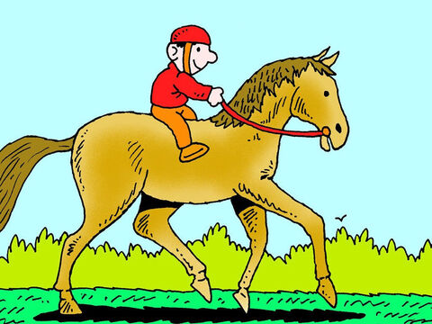 Kiedy jeździec ściąga lejce, wędzidło porusza się w pysku konia, wskazując, w którą stronę ma iść i kiedy ma się zatrzymać. – Slajd 4