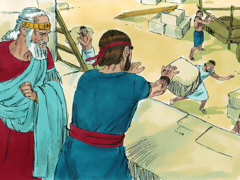 Od tego czasu Salomon zaczął postrzegać Jeroboama jako zagrożenie dla swojej władzy. Próbował go zabić, ale Jeroboam uciekł do Egiptu, do króla Szyszaka. – Slajd 11