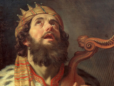 (Foto: Gerard van Honthorst, król Dawid grający na harfie, 1622) – Slajd 17