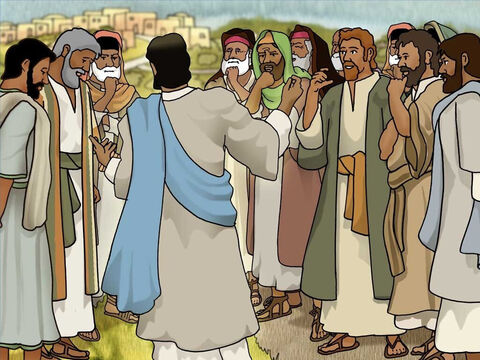 Kiedy Jezus to usłyszał, był pełen podziwu. Dlatego zwrócił się do tłumu, który szedł za nim i powiedział: „Mówię wam, nawet w Izraelu nie znalazłem tak wielkiej wiary”. – Slajd 10