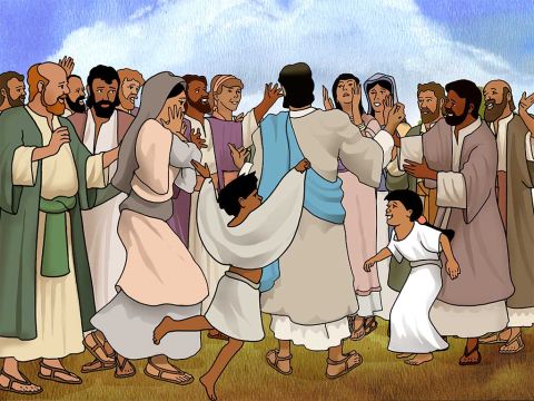 Albowiem Bóg nie posłał Syna na świat, aby świat potępił, ale aby świat został przez Niego zbawiony. (Jana 3:17) – Slajd 13
